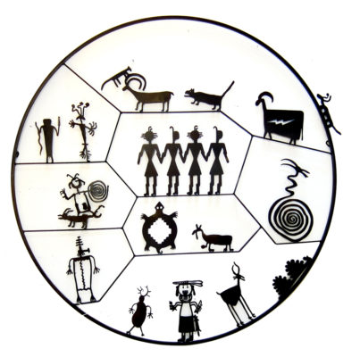 Petroglyph Circle</em>Doug Weigel<br />55"<br />$3,400 by